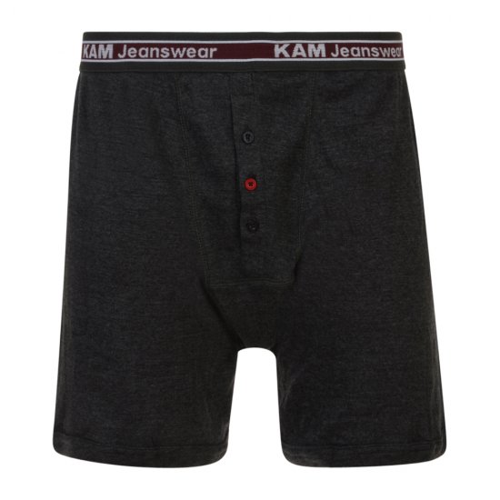 Kam Jeans Boxershorts Black, Grey, Navy 3-Pack - Bielizna & stroje kąpielowe - Bielizna & Stroje kąpielowe 2XL-8XL