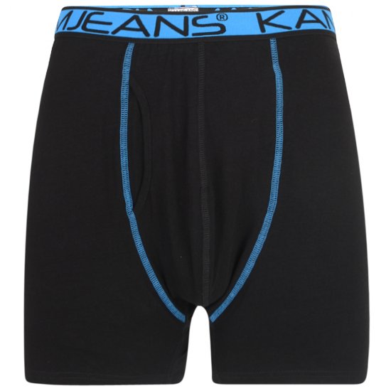 Kam Jeans Boxershorts Black and Navy 2-Pack - Bielizna & stroje kąpielowe - Bielizna & Stroje kąpielowe 2XL-8XL