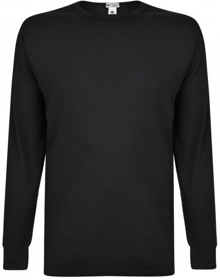 Kam Jeans 835 Long Sleeve Thermal T-shirt Black - Bielizna & stroje kąpielowe - Bielizna & Stroje kąpielowe 2XL-8XL