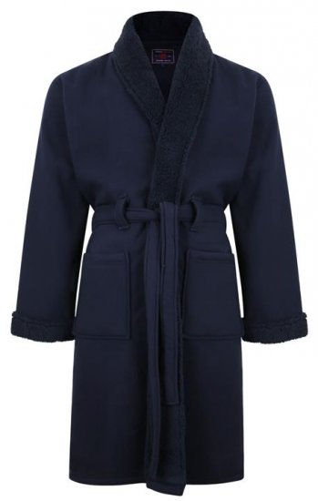 Kam Jeans 878 Sherpa Lined Dressing Robe - Bielizna & stroje kąpielowe - Bielizna & Stroje kąpielowe 2XL-8XL