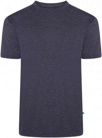 Kam Jeans AP001 XT Active Performance Marl Tee Indigo - Koszulki - T-shirty meskie Duże Rozmiary - 2XL-14XL