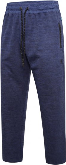 Kam Jeans AP006 Active Performance Marl Jog Pants Indigo - Dresy & spodenki dresowe - Dresy & Spodnie Dresowe 2XL-12XL