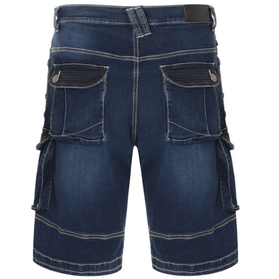 Kam Jeans Ivan Cargo Shorts Dark Used - Szorty - Szorty W40-W60