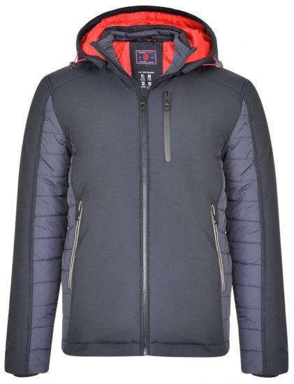 Kam Jeans KV107 Performance Jacket Navy - Kurtki Męskie Duże Rozmiary - Kurtki Duże rozmiary 2XL-8XL