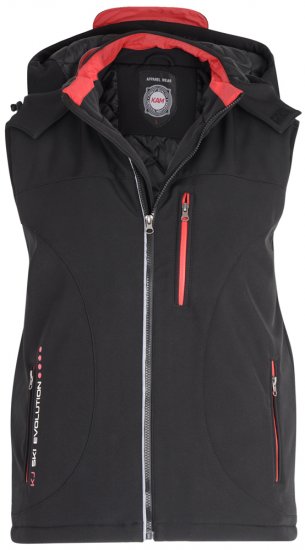 Kam Jeans KV88 Soft Shell Vest - Kurtki Męskie Duże Rozmiary - Kurtki Duże rozmiary 2XL-8XL