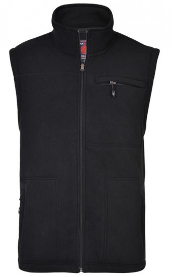 Kam Jeans KV99 Fleece Vest Black - Odzież sportowa - Odzież sportowa 2XL-10XL