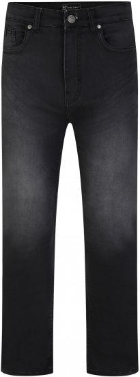 Kam Jeans Nunez Knitted Denim Stretch Fashion Jeans Charcoal - Dżinsy & spodnie - Dżinsy i Spodnie - W40-W70