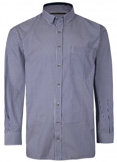 Kam Jeans P643 Premium Stripe Shirt Navy - Koszule - Koszule 2XL-10XL