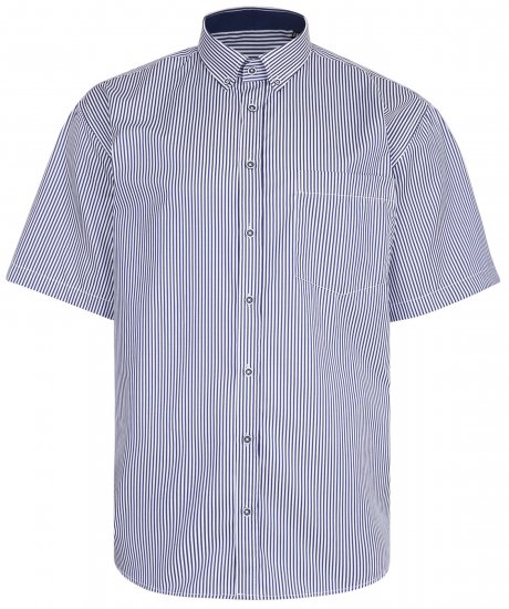 Kam Jeans 643 Premium Short Sleeve Shirt Navy - Koszule - Koszule 2XL-10XL