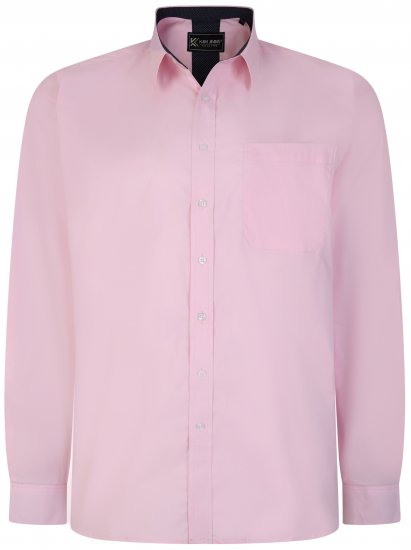 Kam Jeans P684 Premium Stretch Shirt Pink - Koszule - Koszule 2XL-10XL
