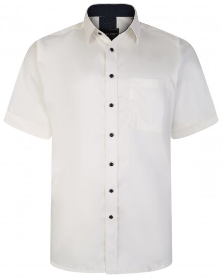 Kam Jeans P685 S/S Stretch Premium Shirt White - Koszule - Koszule 2XL-10XL