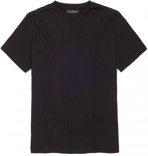 Adamo Kevin Regular fit T-shirt Black - Koszulki - T-shirty meskie Duże Rozmiary - 2XL-14XL