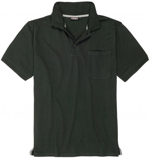 Adamo Klaas Regular fit Polo Shirt with Pocket Pine Green - Koszulki polo - Koszulki Polo 2XL-8XL