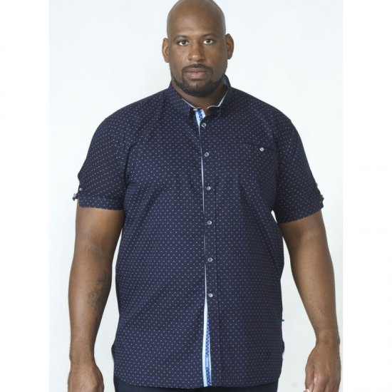 D555 Kurt Printed Short Sleeve Shirt - Koszule - Koszule 2XL-10XL