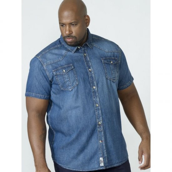 D555 Mike Denim Shirt - Koszule - Koszule 2XL-10XL