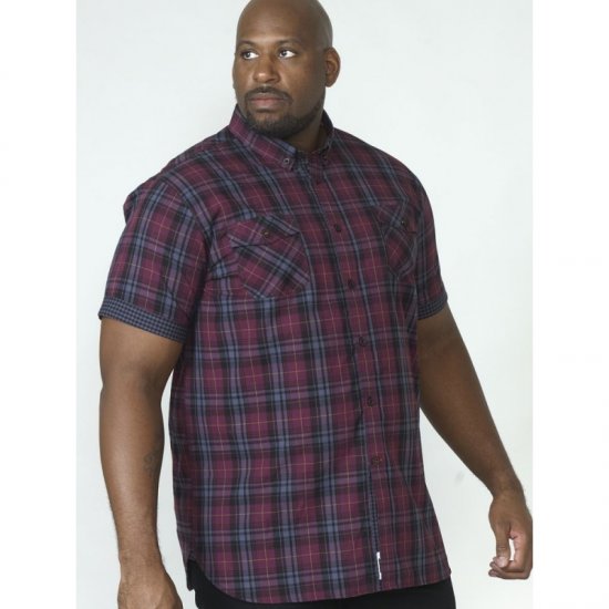 D555 Herbie Short Sleeve Shirt - Koszule - Koszule 2XL-10XL