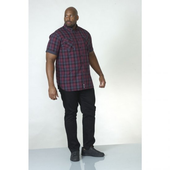 D555 Herbie Short Sleeve Shirt - Koszule - Koszule 2XL-10XL