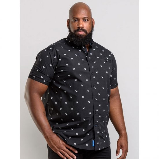 D555 Marley Shirt Black - Koszule - Koszule 2XL-10XL