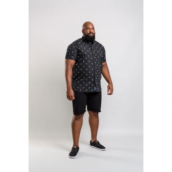 D555 Marley Shirt Black - Koszule - Koszule 2XL-10XL