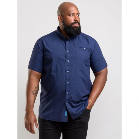 D555 Wesson Shirt Navy - Koszule - Koszule 2XL-10XL