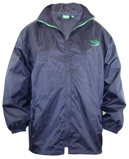 D555 Zac "Packaway" Rain Jacket Navy - Odzież sportowa - Odzież sportowa 2XL-10XL