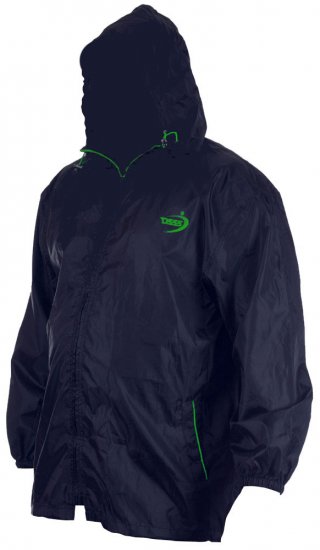 D555 Zac "Packaway" Rain Jacket Navy - Odzież sportowa - Odzież sportowa 2XL-10XL