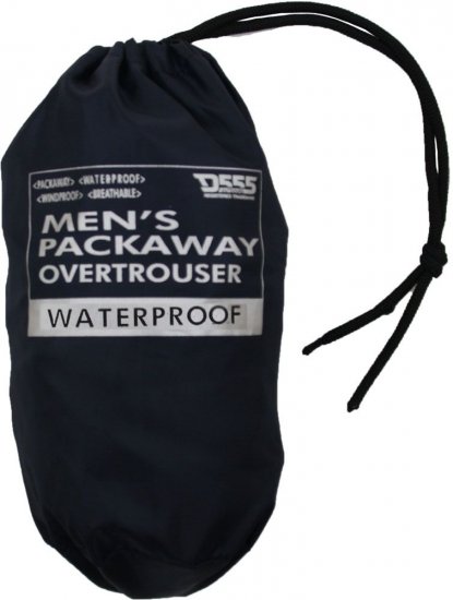 D555 Elba "Packaway" Rain Pants Black - Odzież sportowa - Odzież sportowa 2XL-10XL