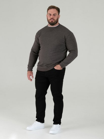 D555 Sweat Sweatshirt Grey - Bluzy & bluzy z kapturem - Bluzy & Bluzy z kapturem 2XL-12XL