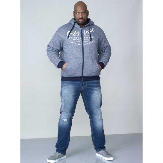 D555 Murdoch Sherpa Lined Hoodie - Bluzy & bluzy z kapturem - Bluzy & Bluzy z kapturem 2XL-12XL