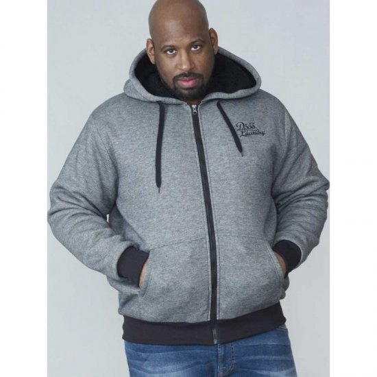 D555 William Sherpa Lined Hoodie - Bluzy & bluzy z kapturem - Bluzy & Bluzy z kapturem 2XL-12XL