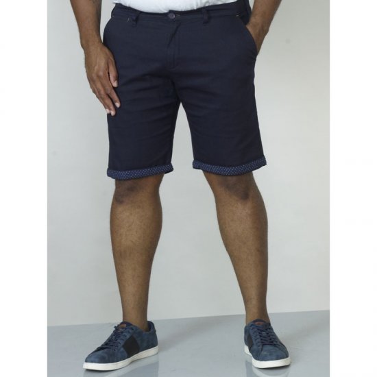 D555 Luke Stretch Shorts Navy - Szorty - Szorty W40-W60
