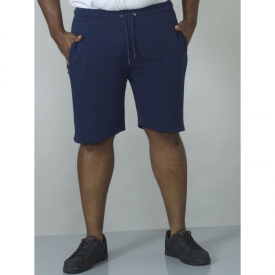 D555 Jackie Ribbed Jersey Shorts Navy - Dresy & spodenki dresowe - Dresy & Spodnie Dresowe 2XL-12XL