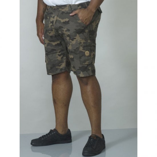 D555 Marty Camo Shorts Green - Szorty - Szorty W40-W60