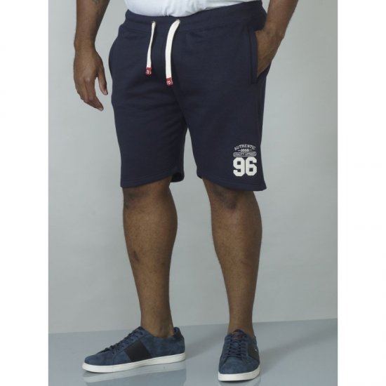 D555 Lindon Jersey Shorts Navy - Dresy & spodenki dresowe - Dresy & Spodnie Dresowe 2XL-12XL