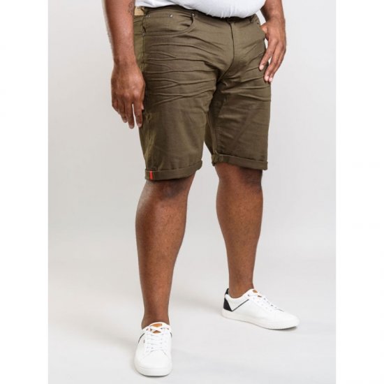D555 Gilbert Stretch Shorts Khaki - Szorty - Szorty W40-W60