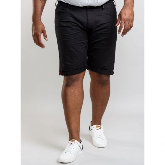 D555 Gilbert Stretch Shorts Black - Szorty - Szorty W40-W60