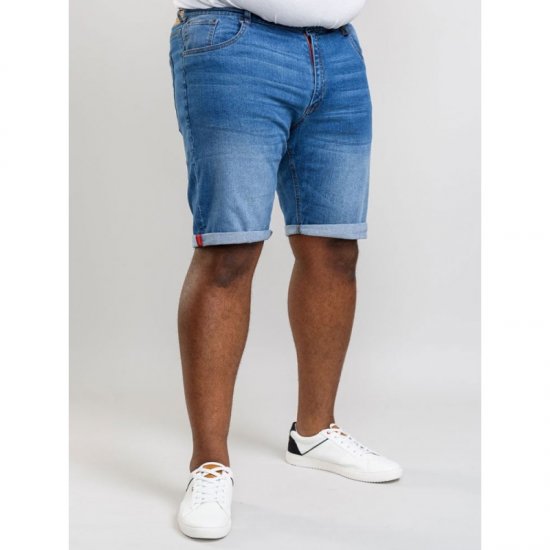 D555 Griffin Denim Shorts Stonewash - Szorty - Szorty W40-W60