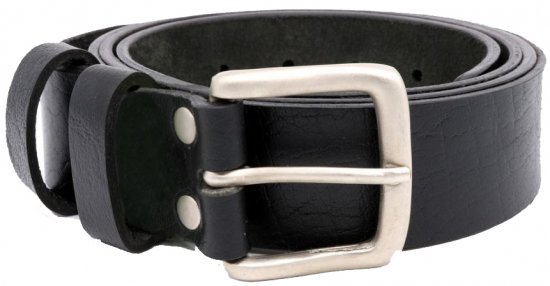 D555 Gavin Hand Crafted Real Leather Belt, 3,7cm - Paski - Paski Duże Rozmiary - W40-W70/2XL-8XL