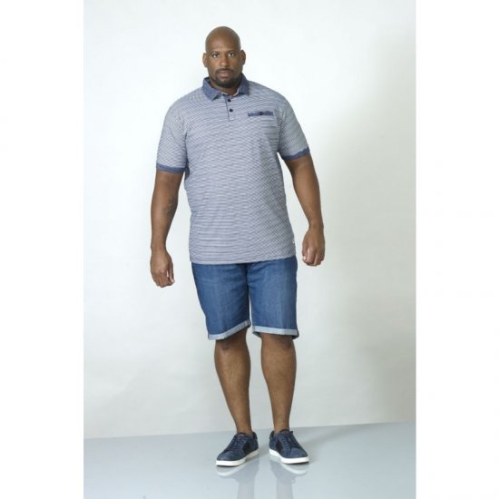 D555 Tyrone Polo Blue - Koszulki polo - Koszulki Polo 2XL-8XL
