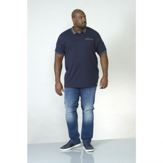 D555 Walker Polo Navy - Koszulki polo - Koszulki Polo 2XL-8XL