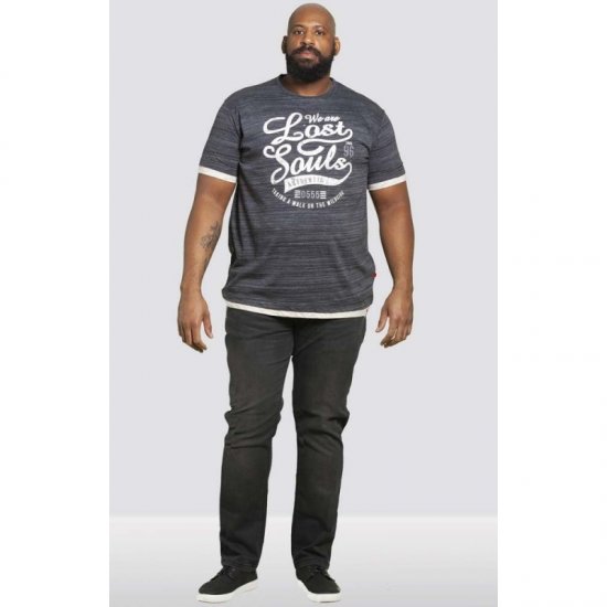 D555 Maiden T-shirt Black - Koszulki - T-shirty meskie Duże Rozmiary - 2XL-14XL