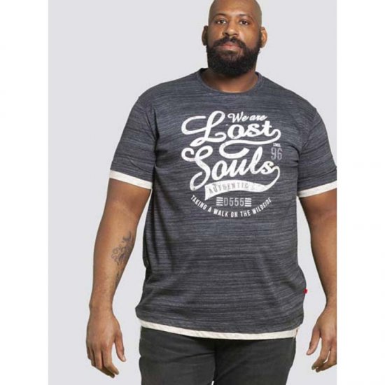 D555 Maiden T-shirt Black - Koszulki - T-shirty meskie Duże Rozmiary - 2XL-14XL