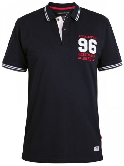 D555 Bartley Polo Dark Navy - Koszulki polo - Koszulki Polo 2XL-8XL
