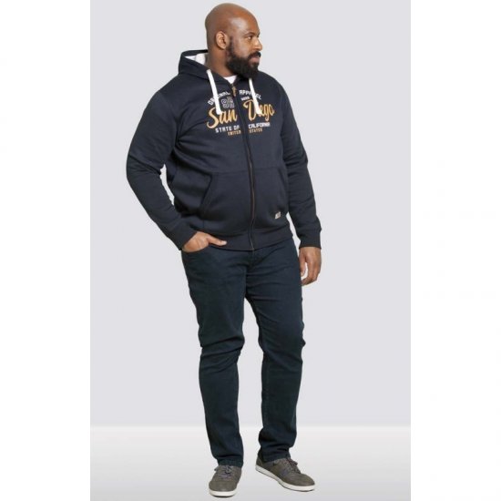 D555 Stockton Hoodie Navy - Bluzy & bluzy z kapturem - Bluzy & Bluzy z kapturem 2XL-12XL