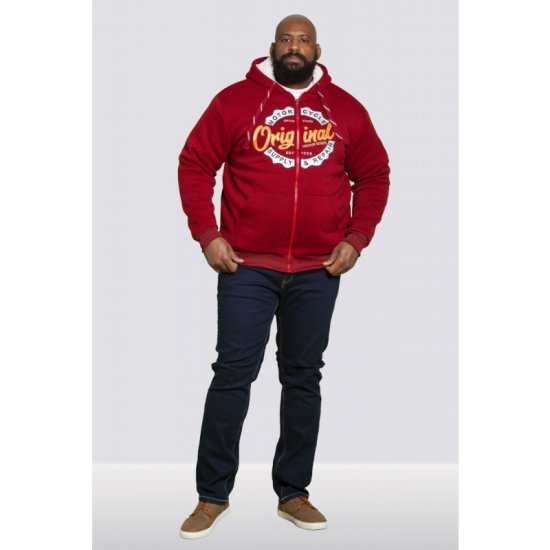 D555 Rylan Hoodie Red - Bluzy & bluzy z kapturem - Bluzy & Bluzy z kapturem 2XL-12XL