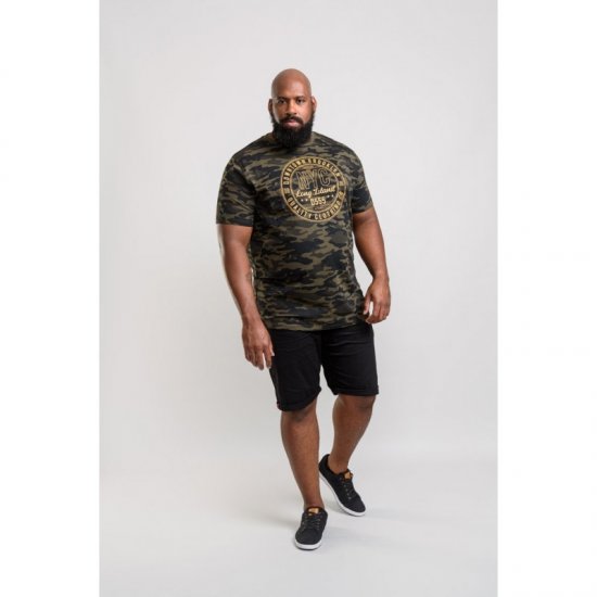 D555 Thompson T-shirt Jungle Camo - Koszulki - T-shirty meskie Duże Rozmiary - 2XL-14XL
