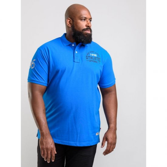 D555 Parker Polo Blue - Koszulki polo - Koszulki Polo 2XL-8XL