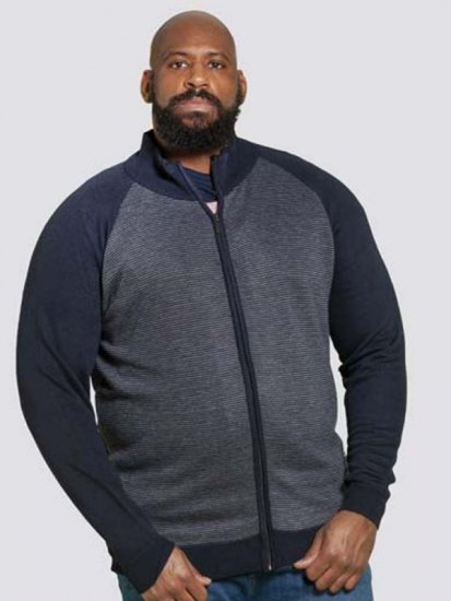 D555 Tanner Sweater Navy - Bluzy & bluzy z kapturem - Bluzy & Bluzy z kapturem 2XL-12XL