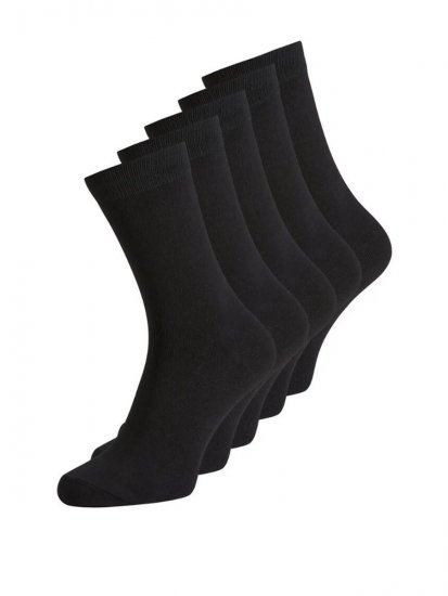 Jack & Jones Jens Skarpety Czarna 5-pack - Bielizna & stroje kąpielowe - Bielizna & Stroje kąpielowe 2XL-8XL
