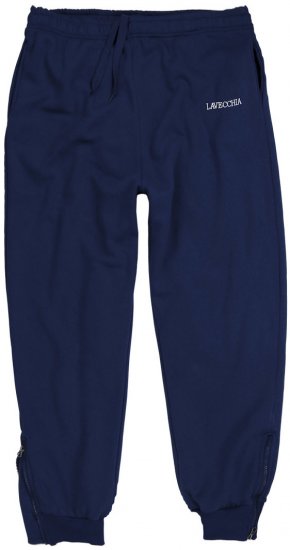 Lavecchia 2018 Sweatpants with Zippered Cuff Navy - Dresy & spodenki dresowe - Dresy & Spodnie Dresowe 2XL-12XL